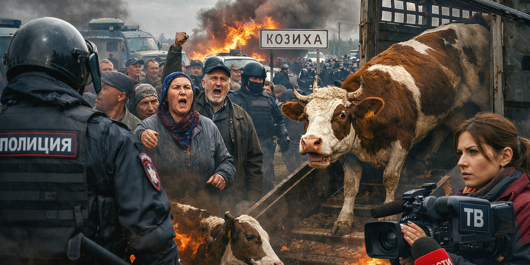 Массовый забой скота в Сибири: что происходит в селе Козиха и почему жители готовы ложиться под технику