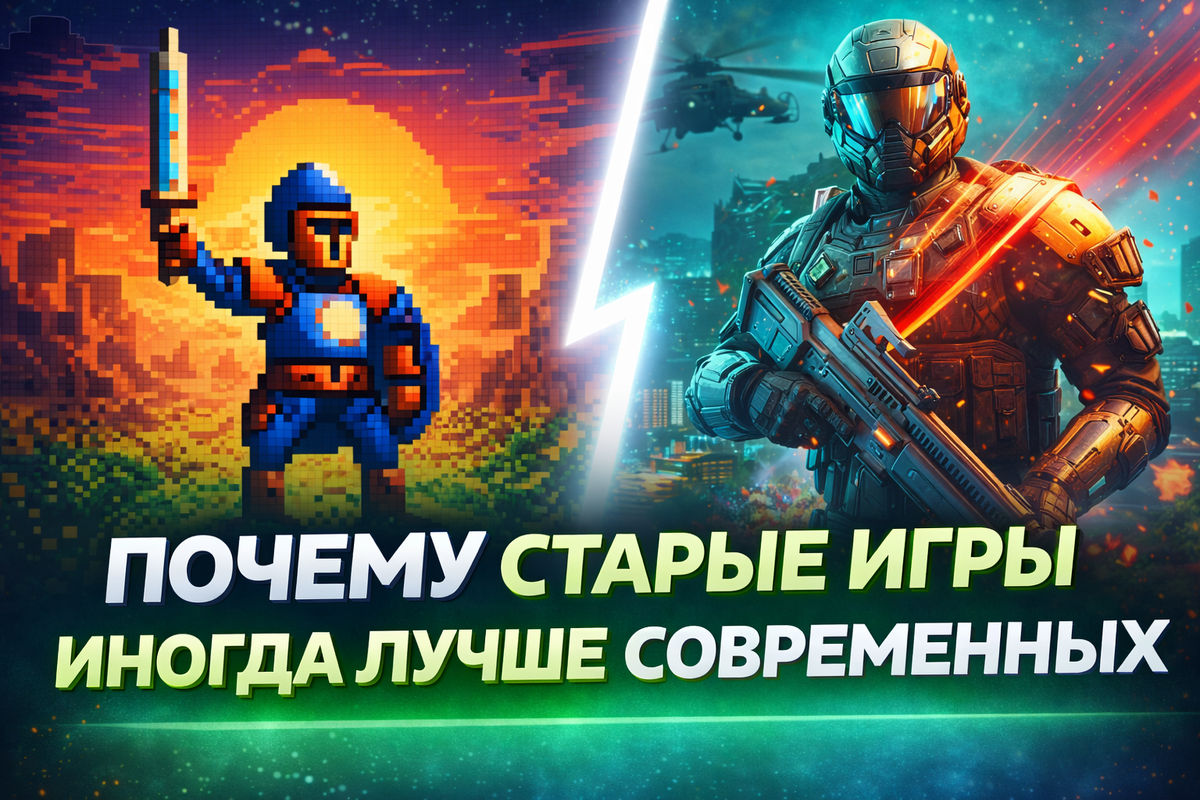 Возможно нам только кажется, и сейчашние новые игры когда нибудь станут такими же хорошими старыми.