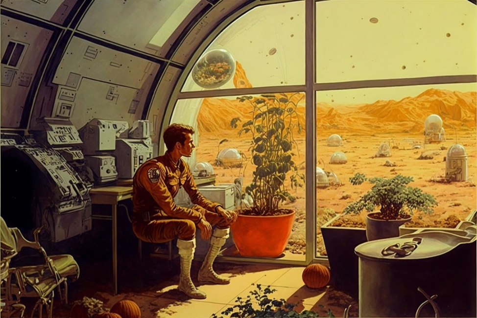 Так советские люди представляли колонизацию Марса