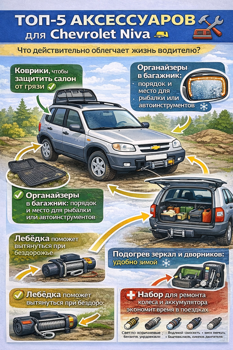 ТОП-5 полезных аксессуаров для Niva
