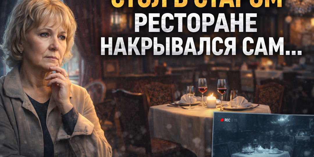 Каждую ночь в старом ресторане накрывался один и тот же стол… пока повар не решил проверить камеры