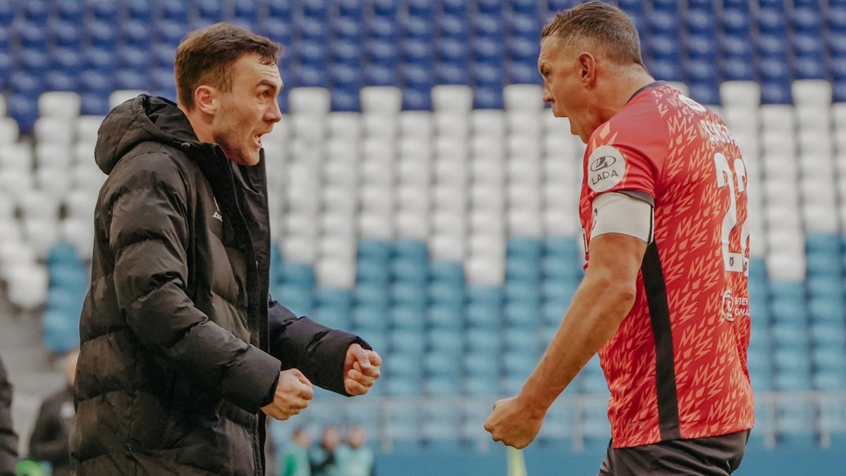    Артем Дзюба спас "Акрон" от поражения в матче с "Ахматом". Фото: пресс-служба ФК "Акрон" (Тольятти)