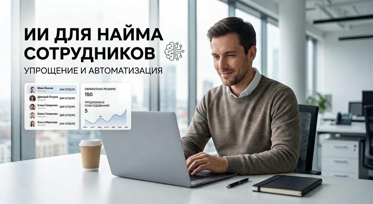 ИИ-ассистент для найма сотрудников проводит первичный скрининг резюме и отвечает соискателям без участия руководителя
