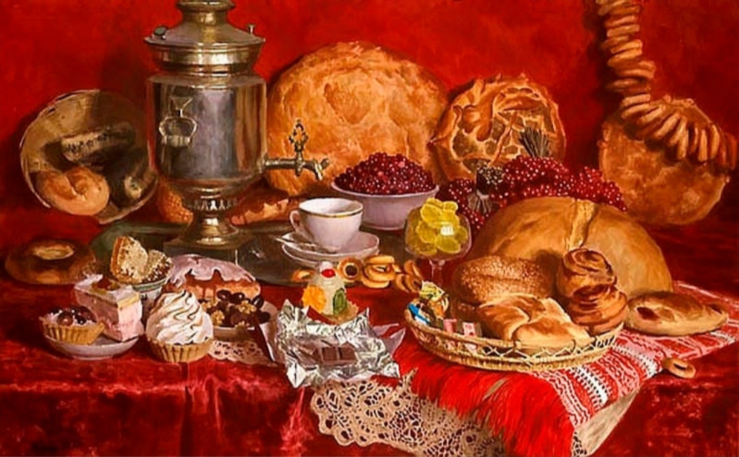 Всё к чаю. Художник Сергей Андрияка