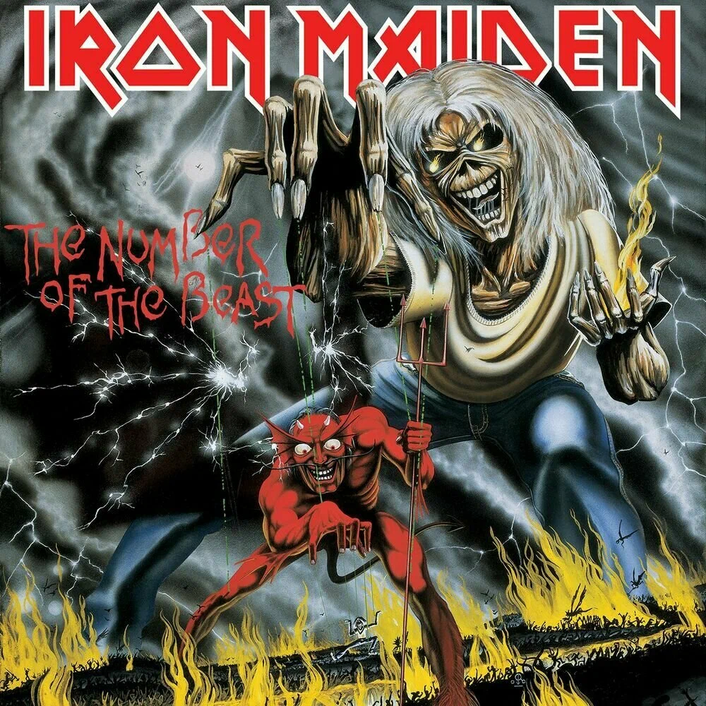Конверт пластинки "The Number Of The Beast"