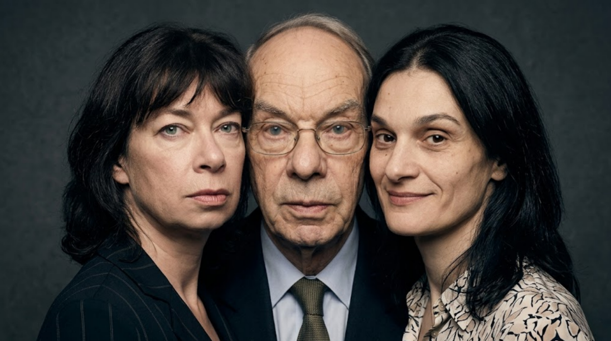 Алексей Баталов, его дочь Надежда и дочь Мария