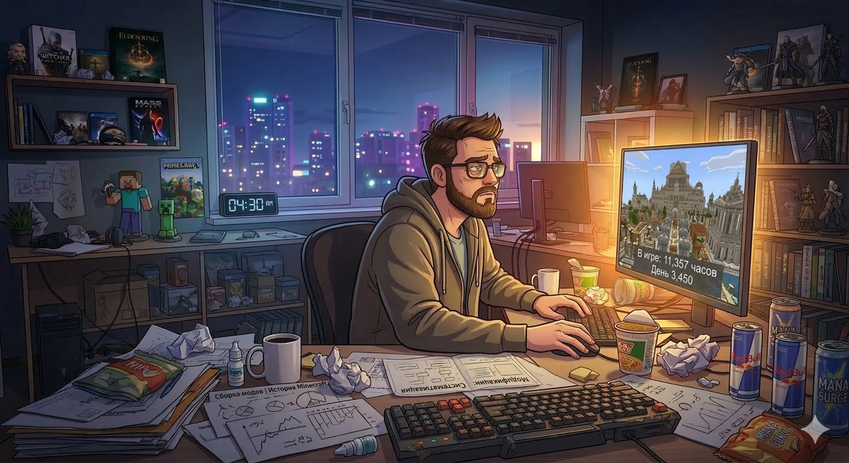 Майнкрафт действительно игра где как будто бы нечего делать, но люди играют годами.