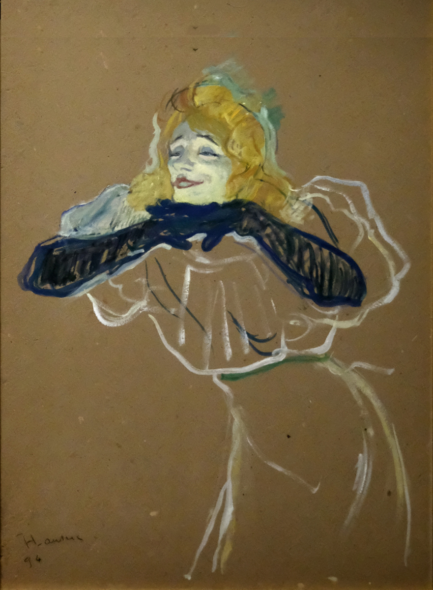 "Певица Иветт Гильбер", 1894