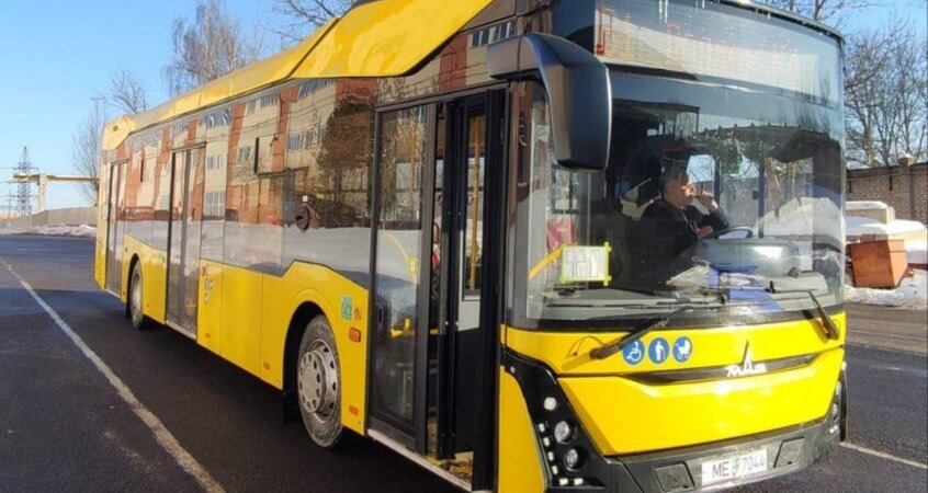    Пинский автопарк получил пять новых городских автобусов МАЗ 303.047
