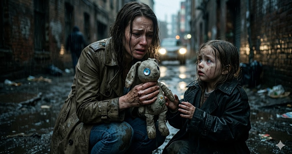 Супруга богача вытащила из беды маленькую нищенку, но остолбенела, когда малышка протянула ей потрепанную игрушку: «Где ты ее взяла?»