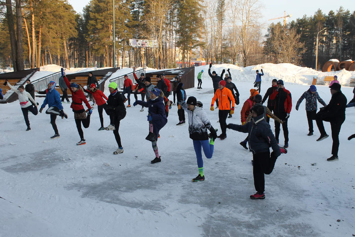 Фото с разминки. Роман Трушников