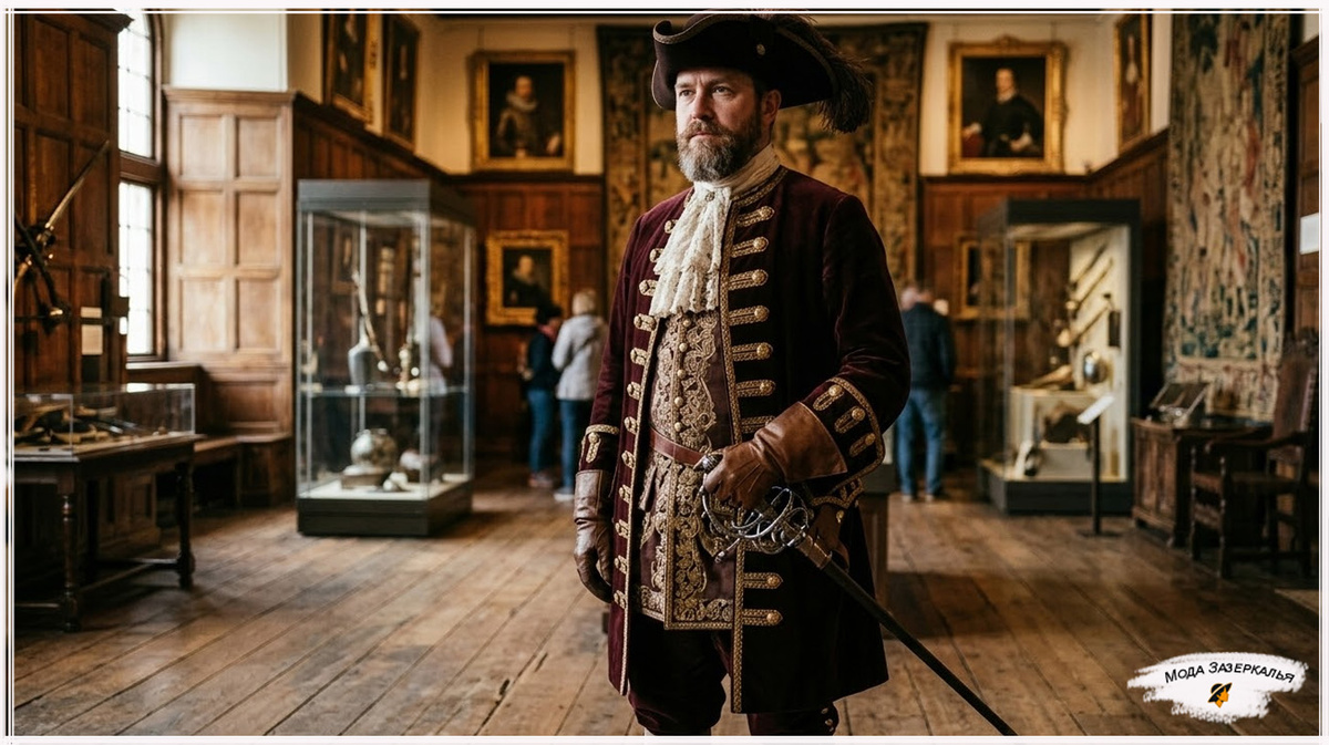 Мужчина в камзоле