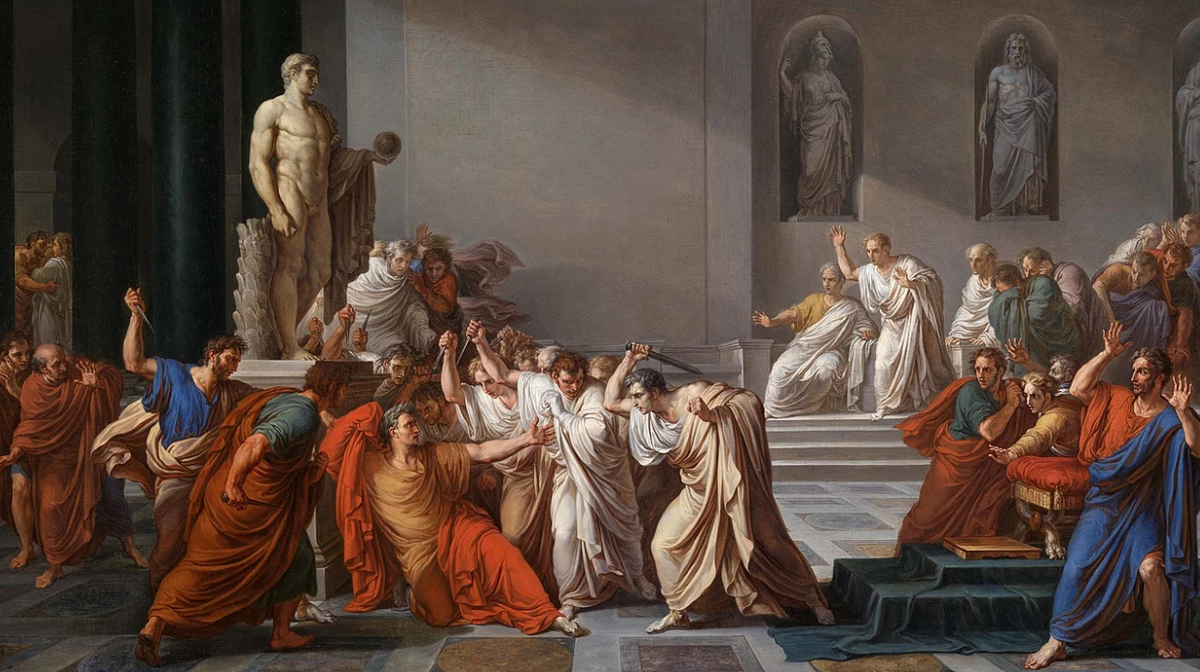 Автор	
Винченцо Камуччини (1771–1844)Название	
немецкий: der Tod Cäsars 