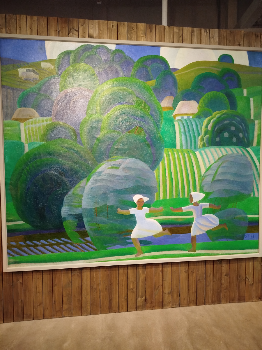 Татьяна Яблонская (1917-2005). Лето. 1967. Холст, масло. Фото автора 