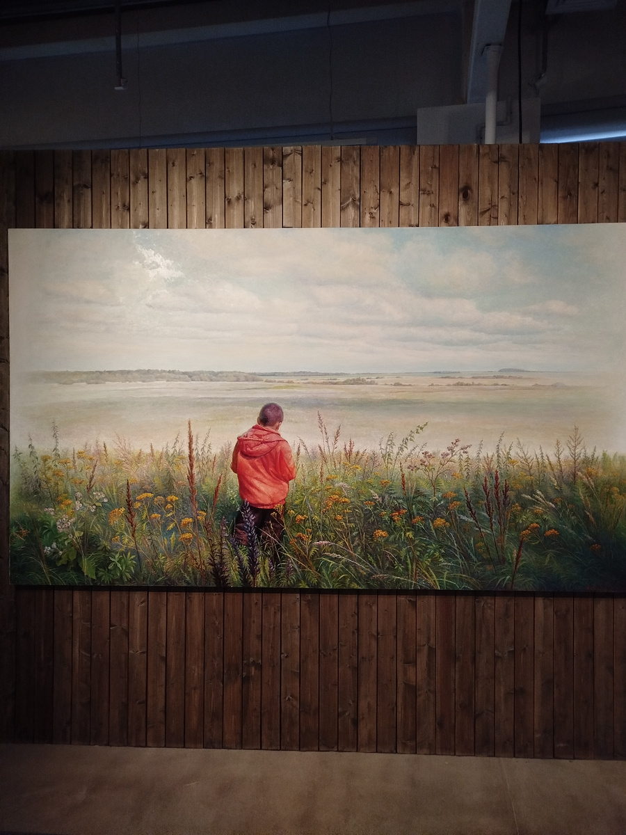 Николай Касаткин (1932-2019).Начало. 2018. Холст, масло. Фото автора 