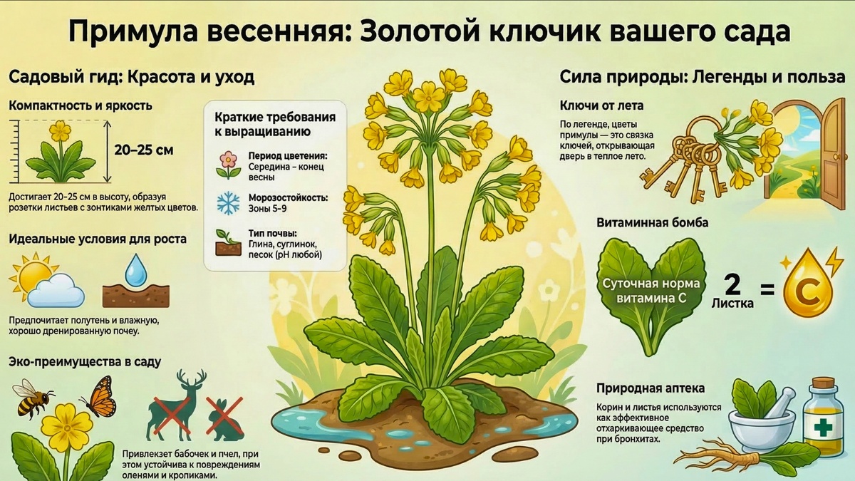 Собирать первоцвет весенний (Primula veris) в дикой природе запрещено, так как он занесён в Красную книгу Москвы и относится к редким видам растений. Это означает, что его сбор, продажа, приобретение, хранение, перевозка и пересылка запрещены законом.