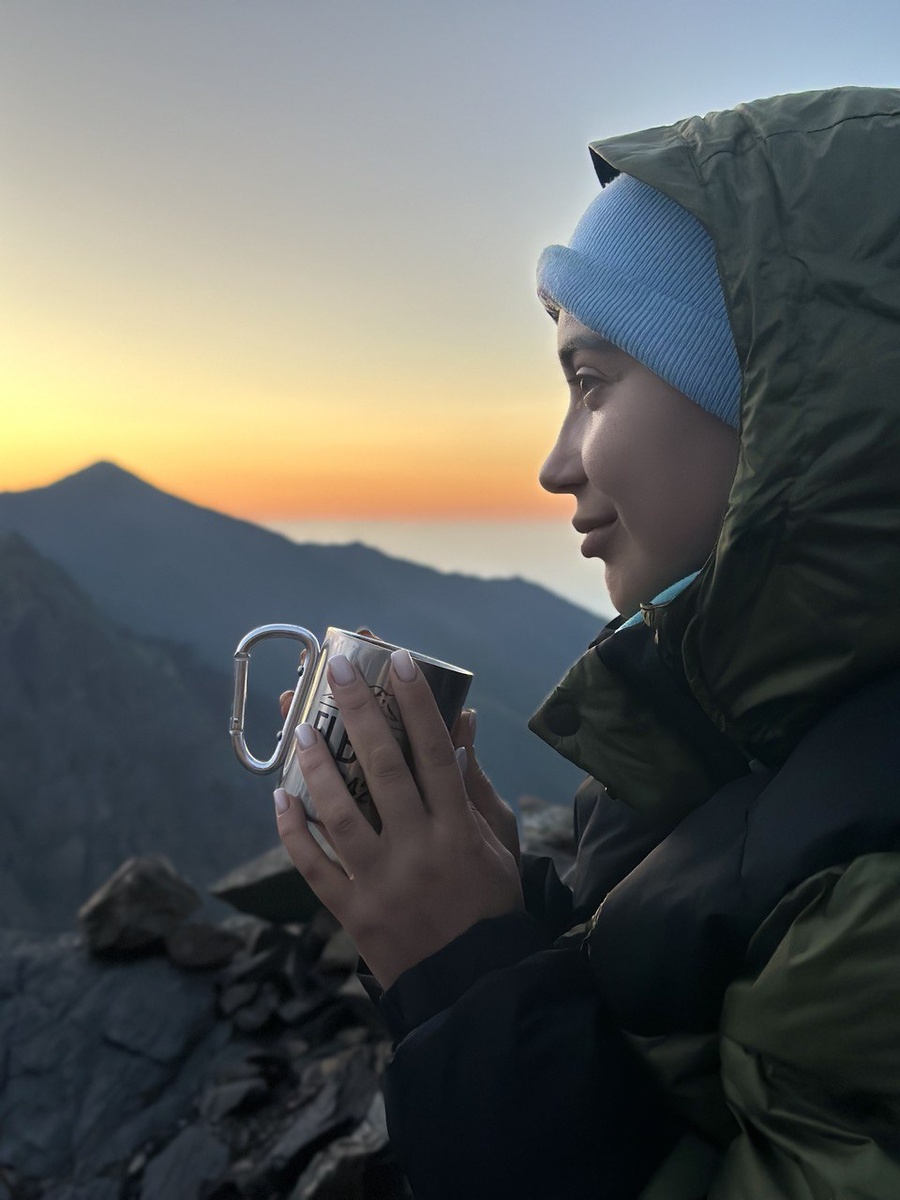 Казбек, Эльбрус на фото