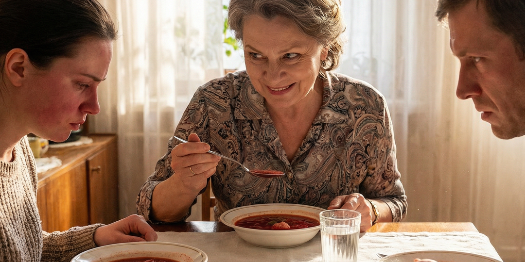 — Сидишь тихо — боишься, что если рот откроешь, врач узнает и выставит счёт? — свекровь не удержалась