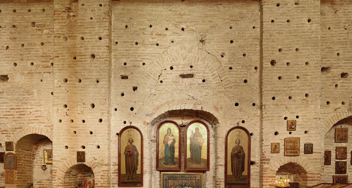 Голосники Борисоглебской (Коложской) церкви в Гродно XII век.
