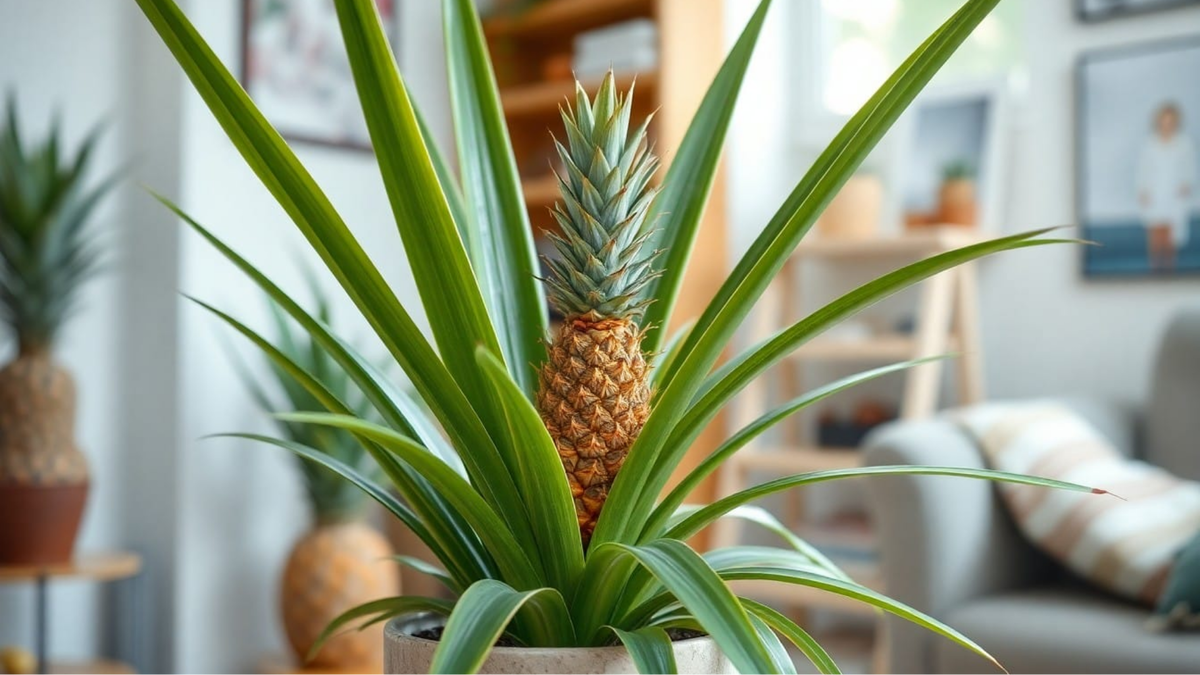 Как ухаживать за цветком ананас?
