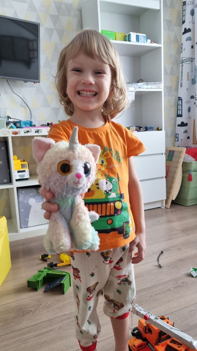 Вот наш любимый, потрёпаный жизнью котёнок