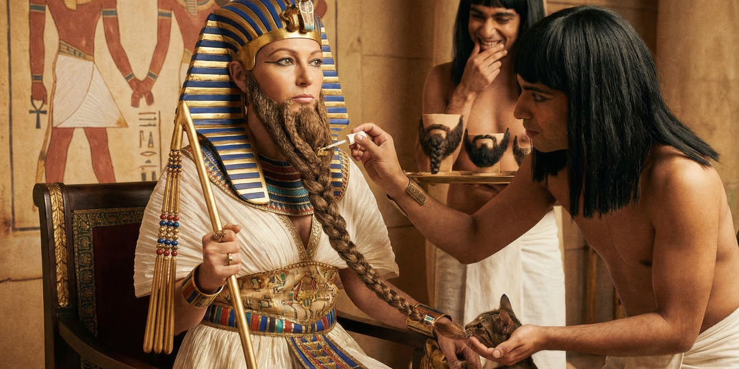 Почему египетские фараоны носили накладные бороды, даже если были женщинами