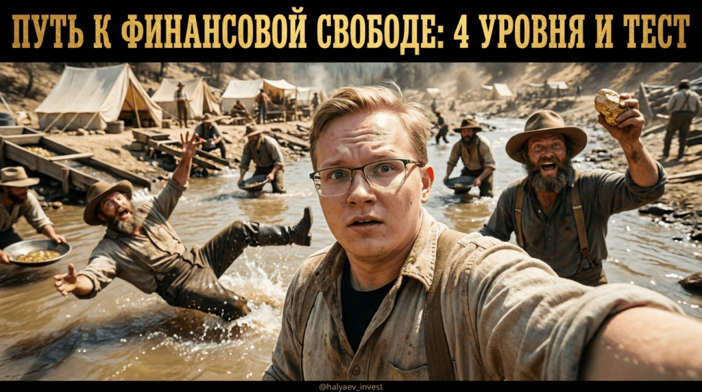    Узнайте, на каком из 4 уровней финансовой свободы вы находитесь.