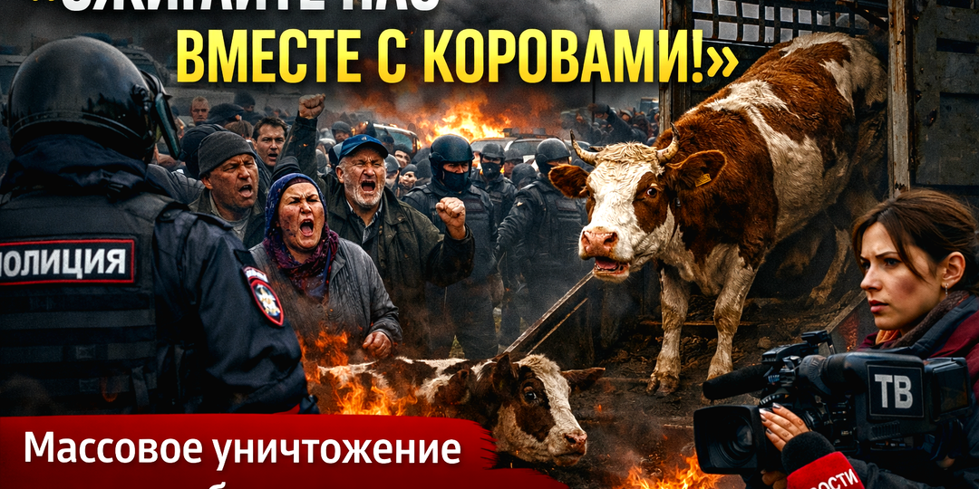 «Сжигайте нас вместе с коровами». Что происходит в сибирских деревнях и почему массово уничтожают скот?