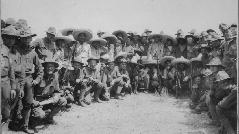     Американские солдаты в Мексике в 1916 году  Public Domain