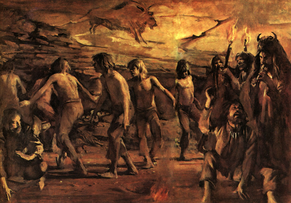 «Праздник Каменного века» Виктора Михайловича Васнецова 1883 г