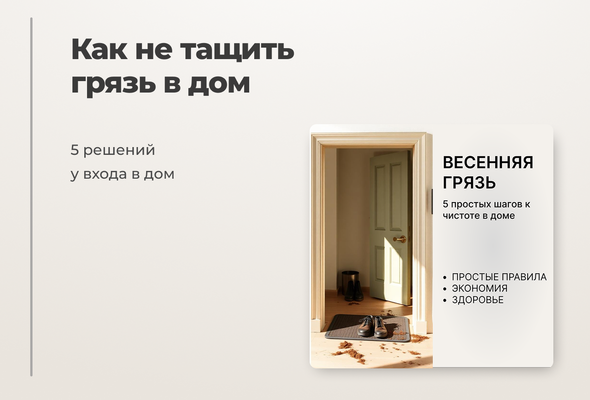 Простые методы держать прихожую в чистоте