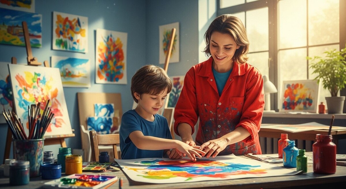    Рассказы и истории - Глухая художница и немой мальчик: язык рисунков, что открыл им мир