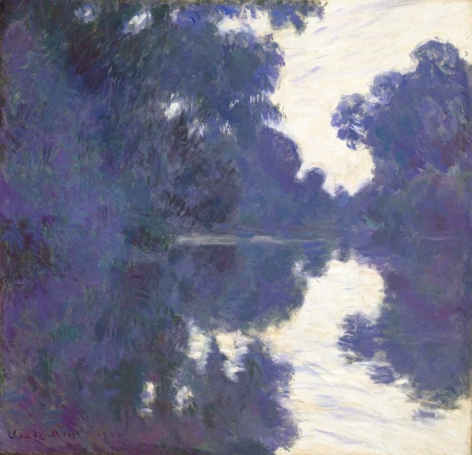 Клод Моне "Утро на Сене" (1890)