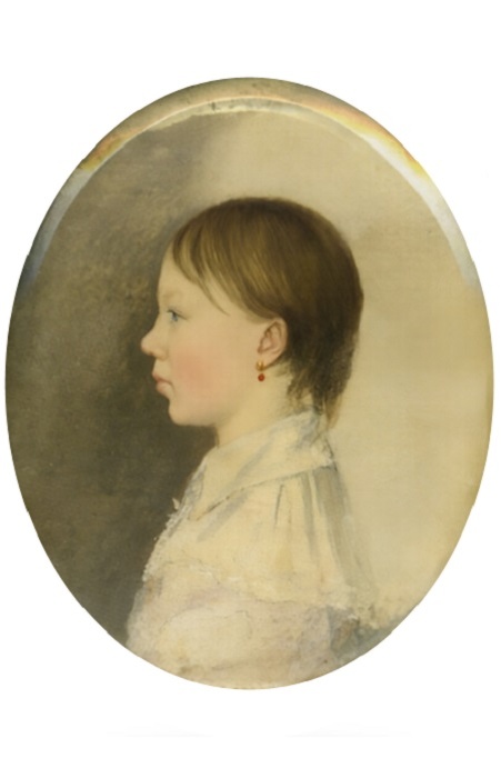 Софья Андреевна Бахметева. Репродукция портрета Н. Лиснера