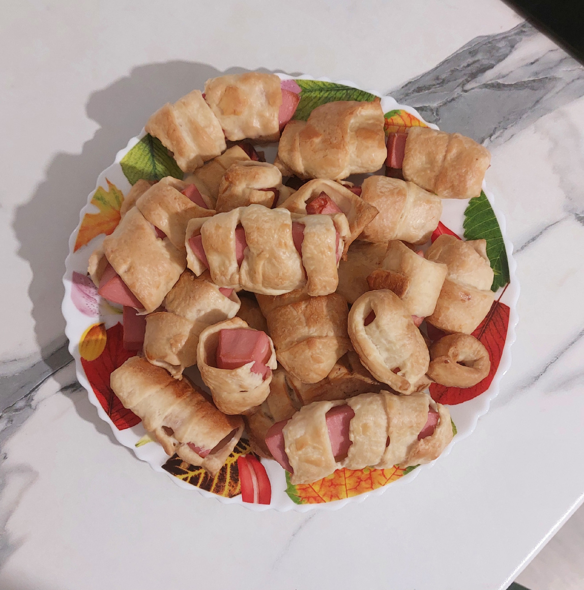 Вот такие малыши румяные получились))