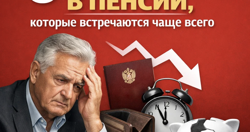 5 ошибок в пенсии, которые встречаются чаще всего!