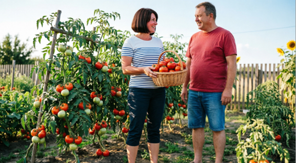 Главный шаг это верный выбор сорта томатов