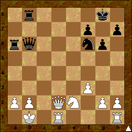 После 25 хода Черных