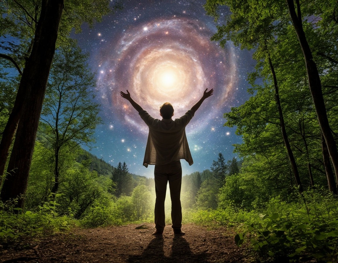 Примерно так могло бы выглядеть подключение к энергиям космоса.