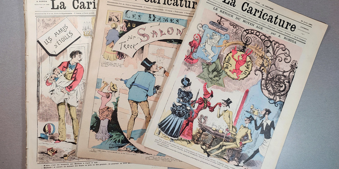 "La Caricature" - сатирический журнал, который издавался в Париже с 1880 по 1904 год