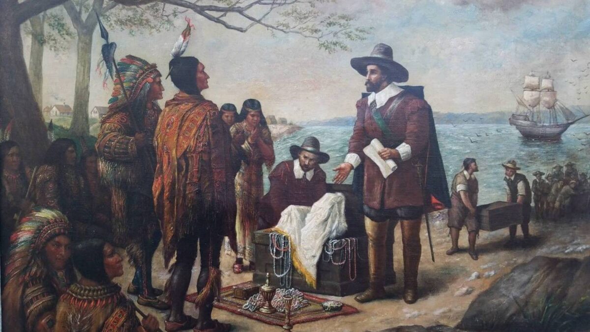     Роман Феконя. Индейский договор (фрагмент). 1908   
undefined