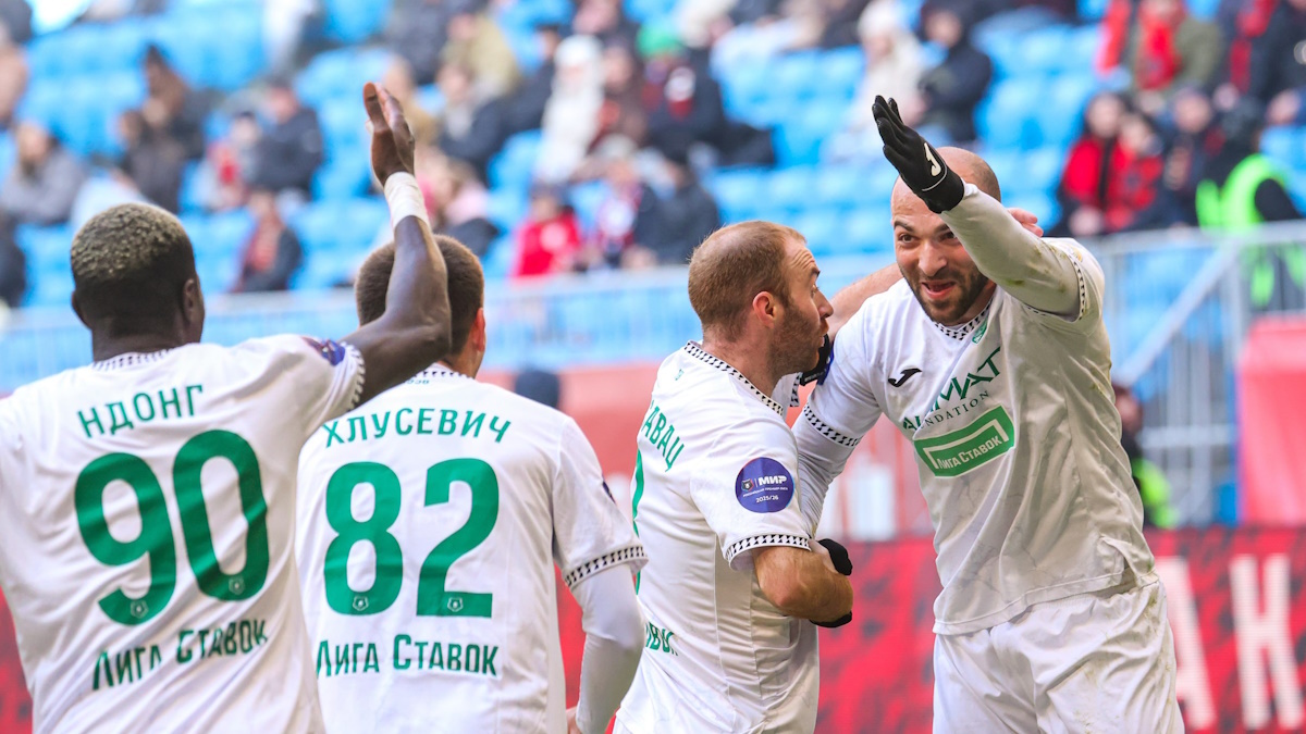    "Ахмат" и "Акрон" сыграли вничью 1:1 в матче 21 тура чемпионата РПЛ. Фото: пресс-служба ФК "Ахмат" (Грозный)