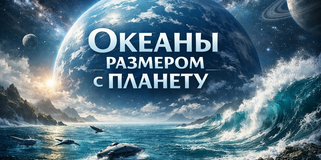 Существуют ли планеты, полностью покрытые океаном?