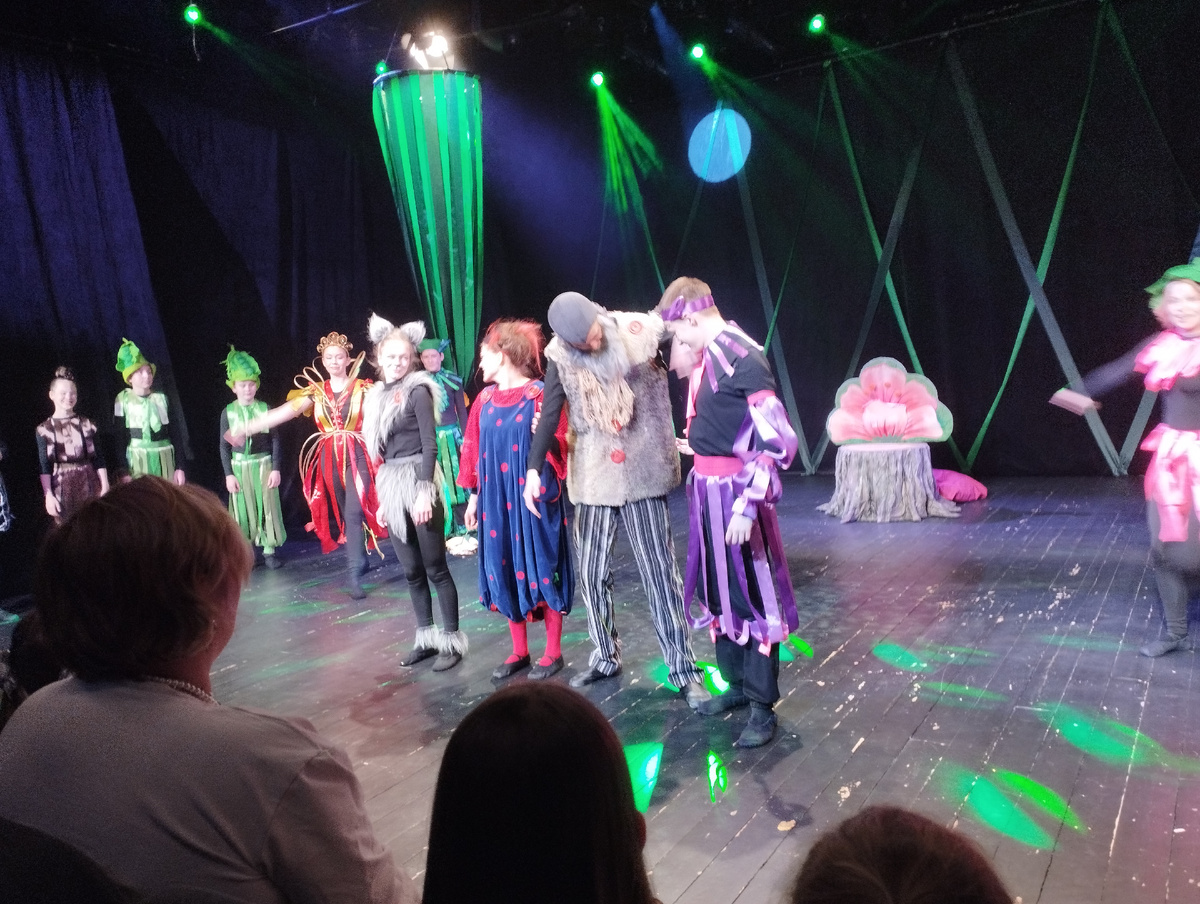 На спектакле