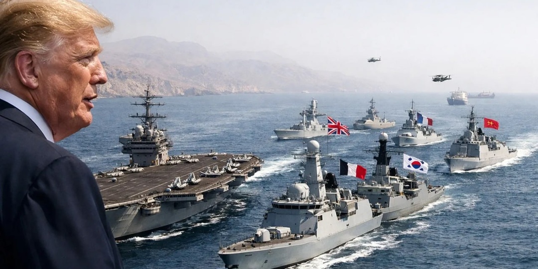 Трамп призвал Китай, Францию, Японию, Южную Корею, Великобританию направить корабли для обеспечения безопасности прохода кораблей по