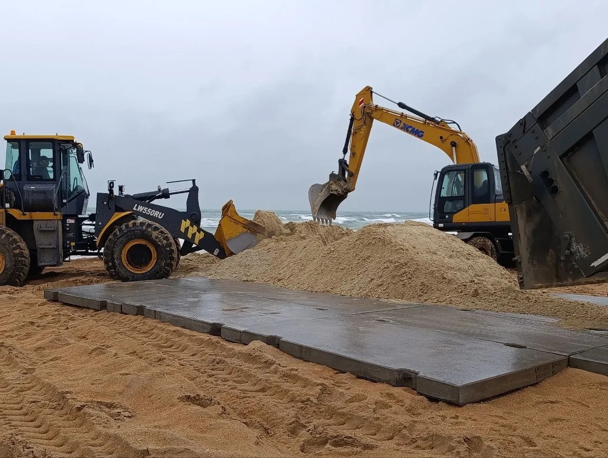 Работы идут