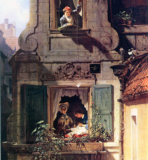 Юморные картины Карла Шпицвега