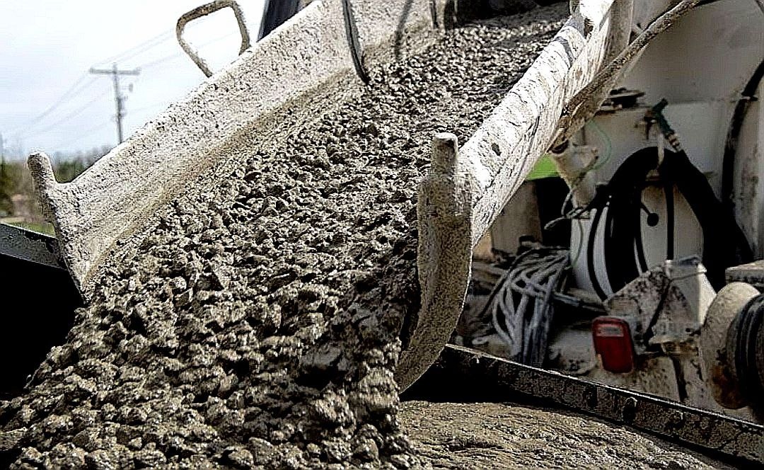 Бетон М150 B12,5 на гравийном щебне. Фото из открытых источников