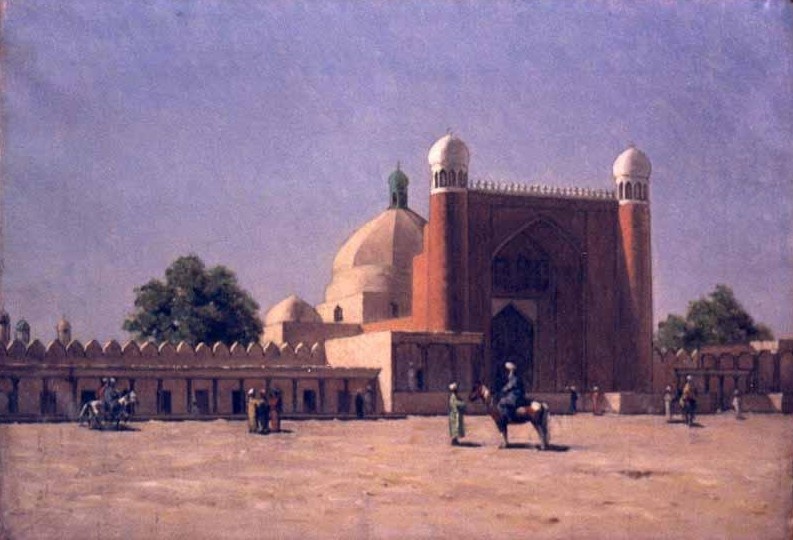 В.В.Верещагин. Входные ворота во дворце кокандского хана. Не ранее 1867. Ивановский областной художественный музей.