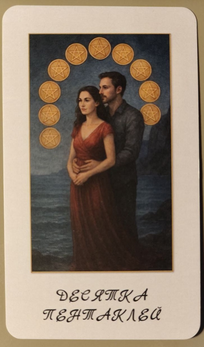 Вытащила и скормила ИИ сегодня вот эту десятку Пентаклей